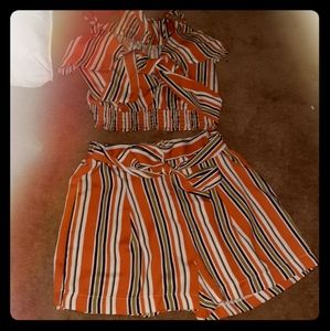 Pinstripe outfit 2 PC size s